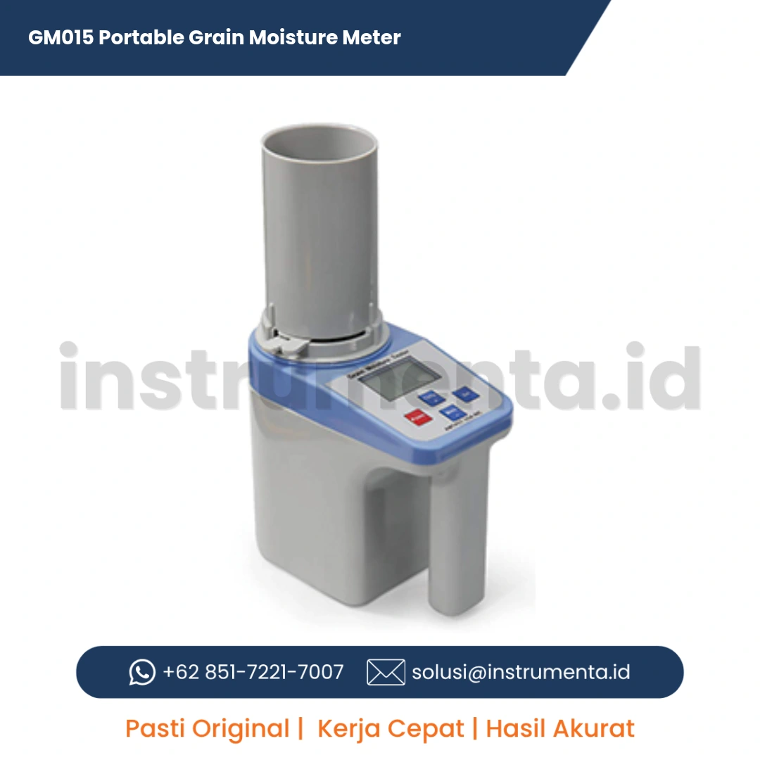 Official Supplier GM015 Portable Grain Moisture Meter Alat Ukur Kadar Air Biji Kopi Kakao dan Sereal Digital Genggam